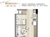 万星蜂寓_1室1厅1卫 建面45平米