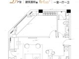 金融街融御滨江_1室1厅1卫 建面64平米