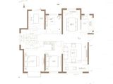 电建地产郑州泷悦华庭_4室2厅2卫 建面142平米