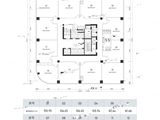 荔园国际金融中心_写字楼二十一层户型平层图 建面81平米