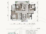 万达春江悦_3室2厅2卫 建面108平米