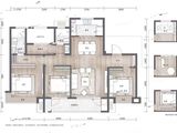 湖畔学府_4室2厅2卫 建面133平米