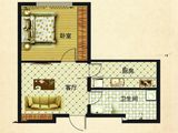 海纳科技金融商业广场_1室1厅1卫 建面58平米