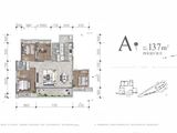 人居滨江城_4室2厅2卫 建面137平米