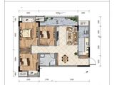 融汇半岛公园里_3室2厅1卫 建面96平米