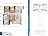 永川新鸥鹏巴川府_4室2厅2卫 建面114平米