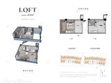 龙湖天玺_41平LOFT 建面41平米