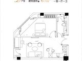 金融街融御滨江_1室1厅1卫 建面65平米