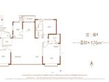 湖光山色_3室2厅4卫 建面176平米