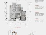 东原鸿山启城_3室2厅2卫 建面88平米