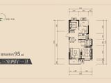 世园林语_3室2厅1卫 建面95平米