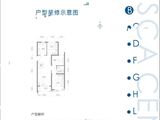 融创中心_3室2厅1卫 建面100平米