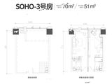 华宇城_1室1厅1卫 建面70平米