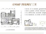 锦粼天曜_4室2厅3卫 建面190平米